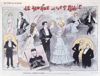 Póster publicitario de la comedia satírica Le Monde où l